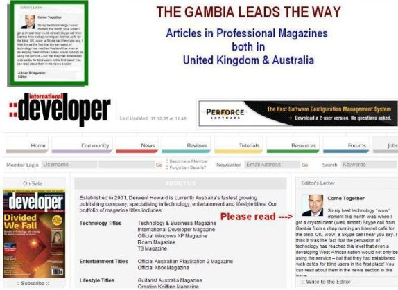 Articles in Professional Magazines in both the UK and Australia